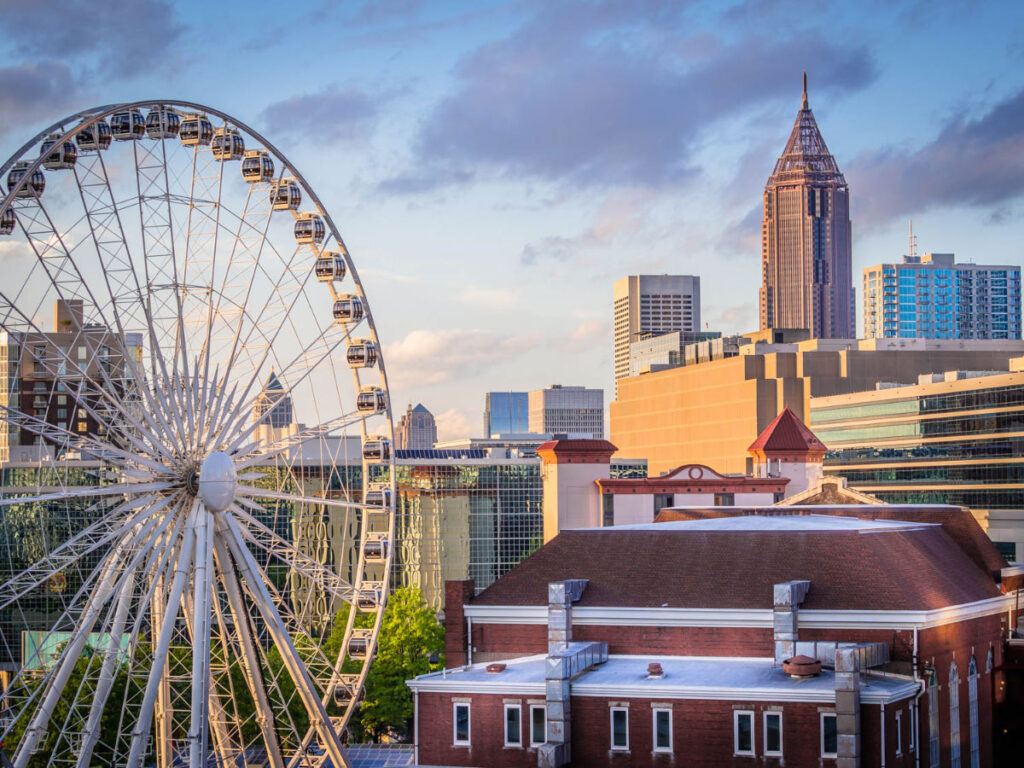 The SkyView Atlanta Ferris wheel