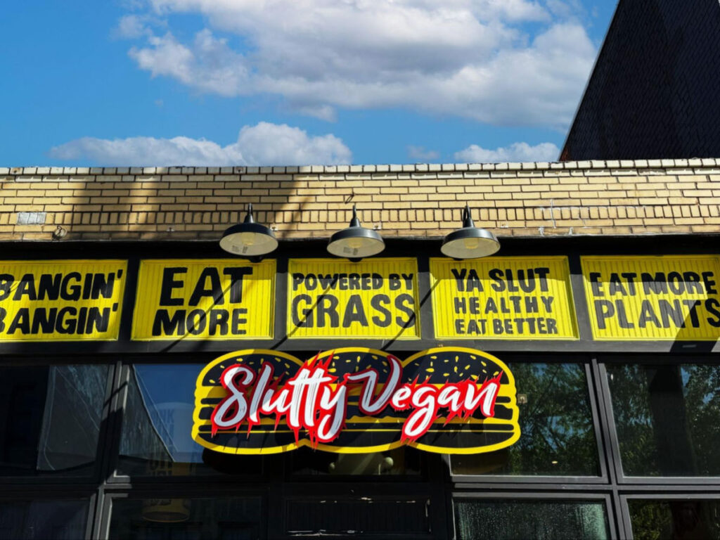 Facade of Slutty Vegan