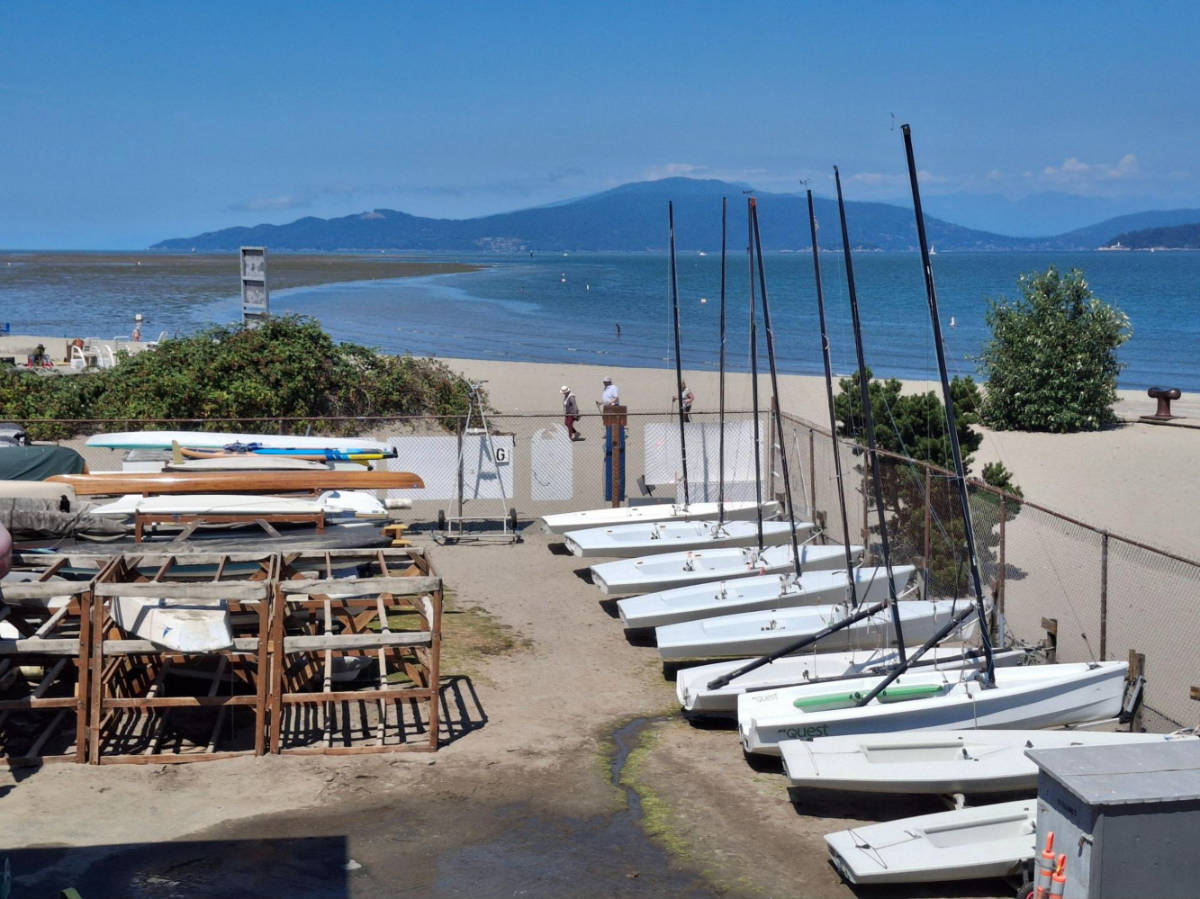 The small boats at the Jericho Sailing Centre