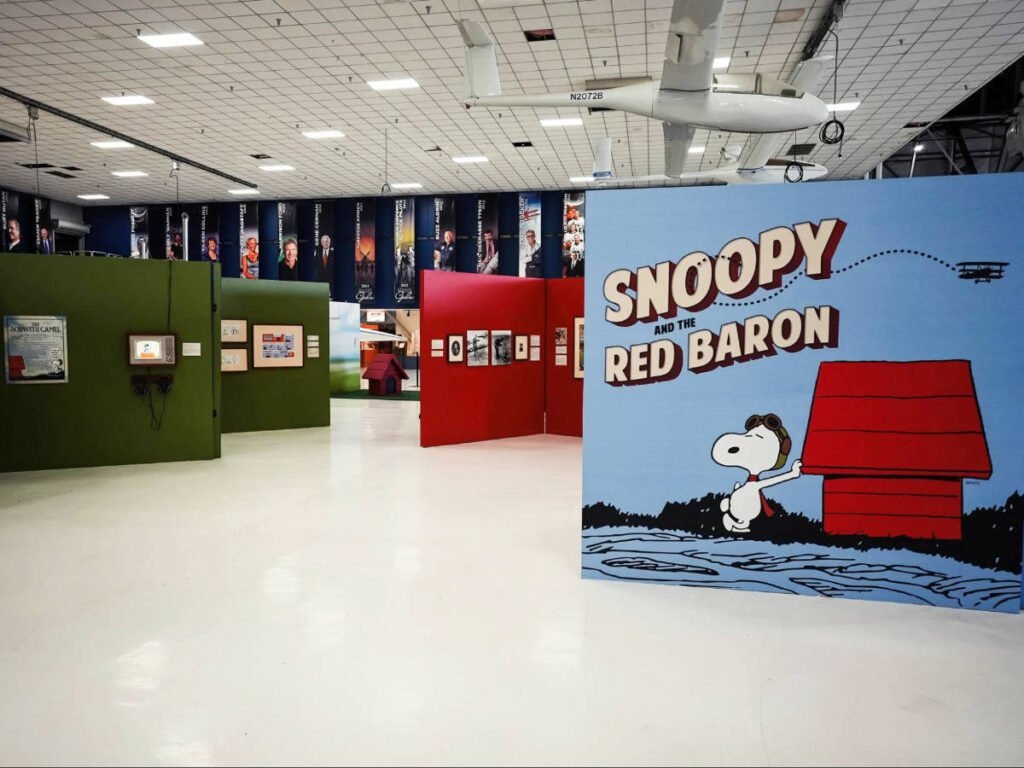 The Snoopy and the Red Baron exhibit at Air & Space Museum