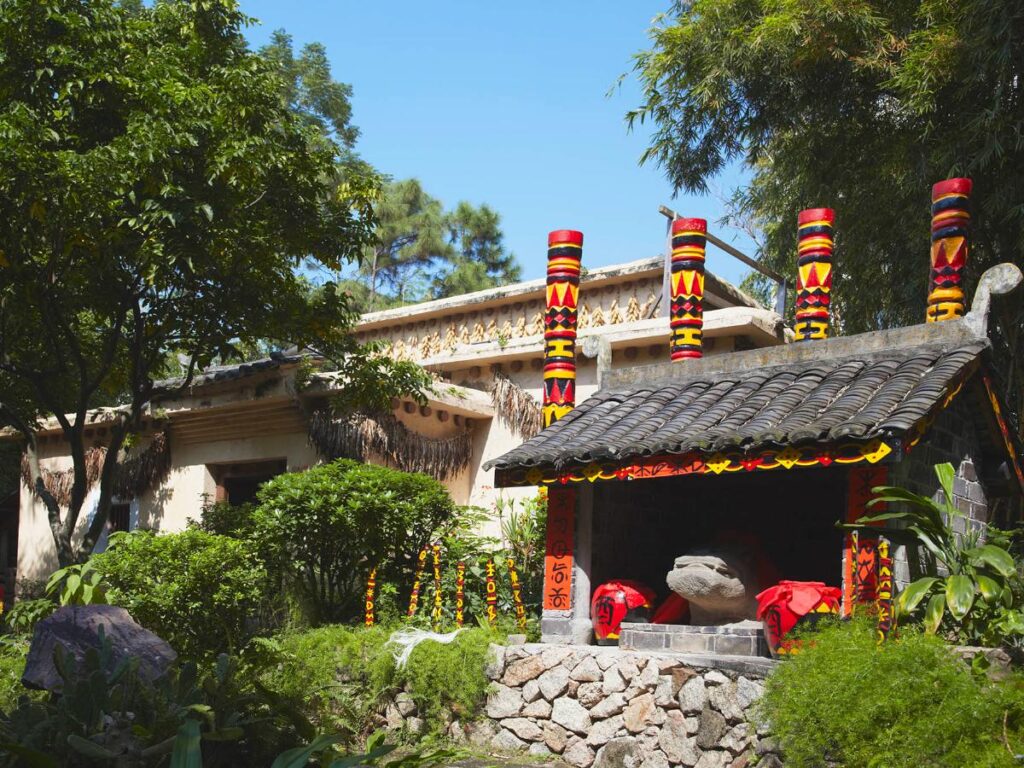View inside the Splendid China Folk Village