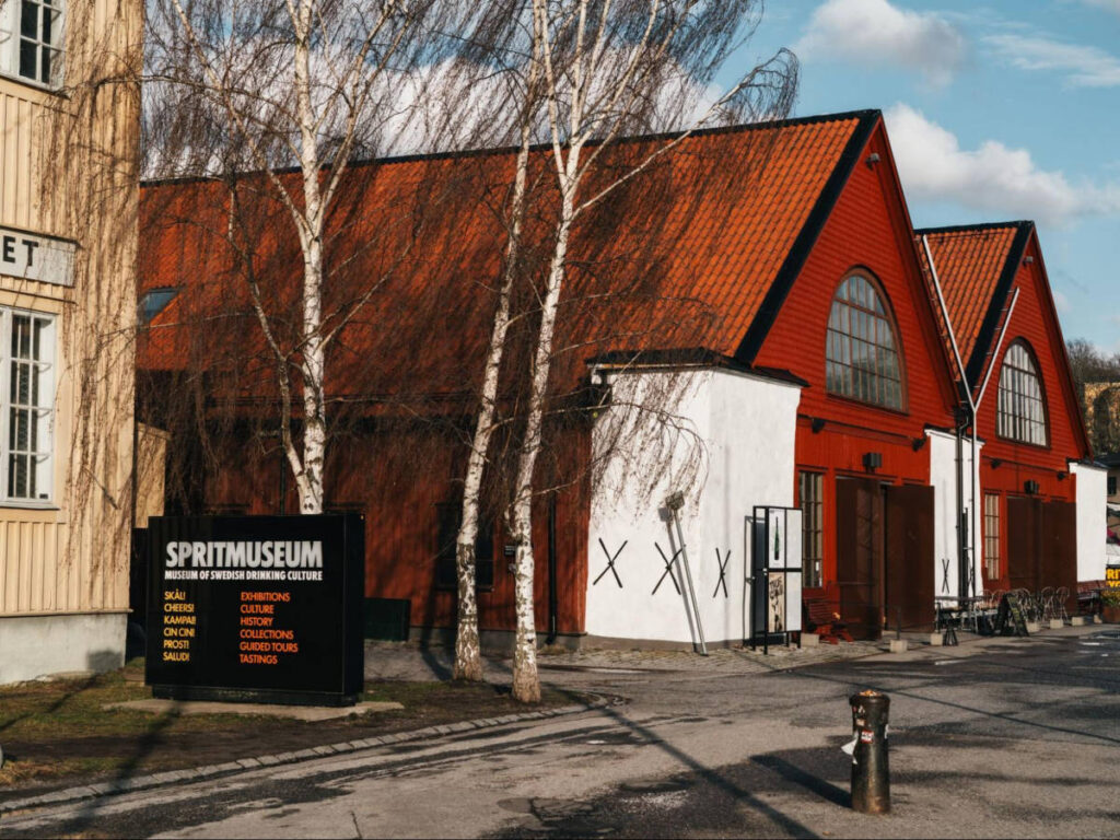 The facade of the Spritmuseum