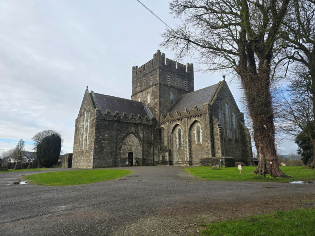 View outside the St. Brigid’s Cathedral