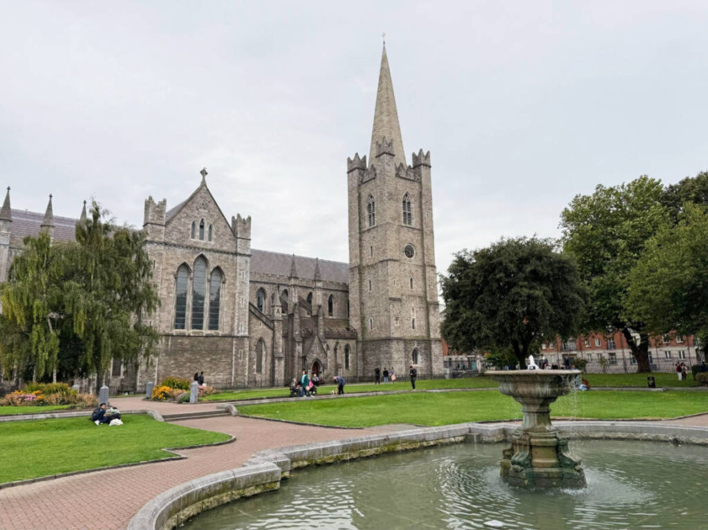 The St. Patrick’s Cathedral from the outside