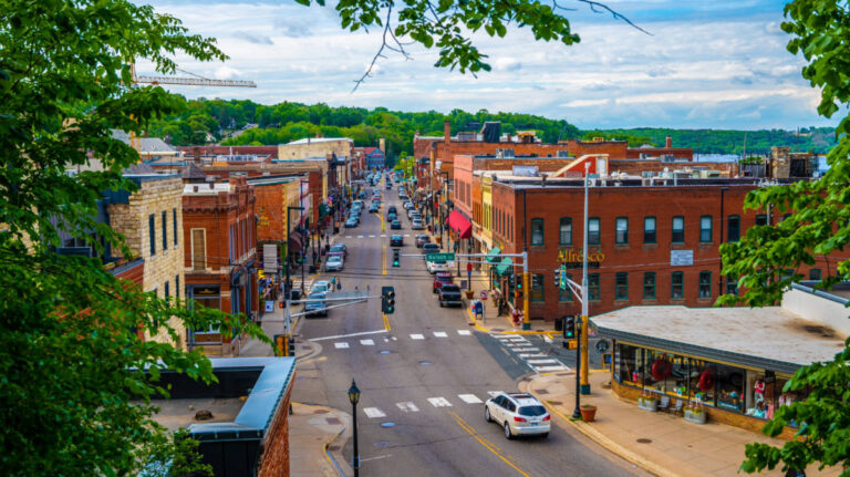 Aerial view of the neighborhood of Stillwater