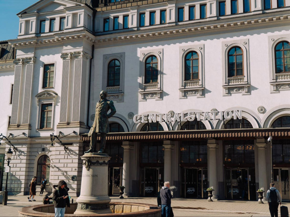 The central station in Stockholm
