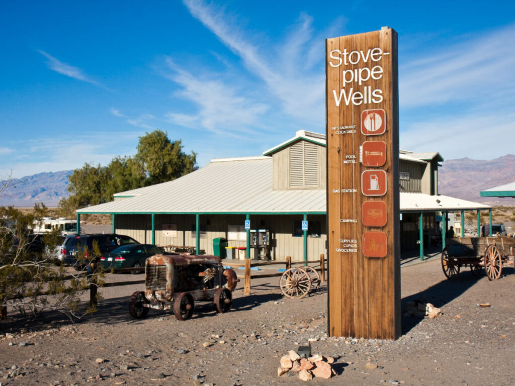 Stovepipe Wells Village Center in Death Valley National Park