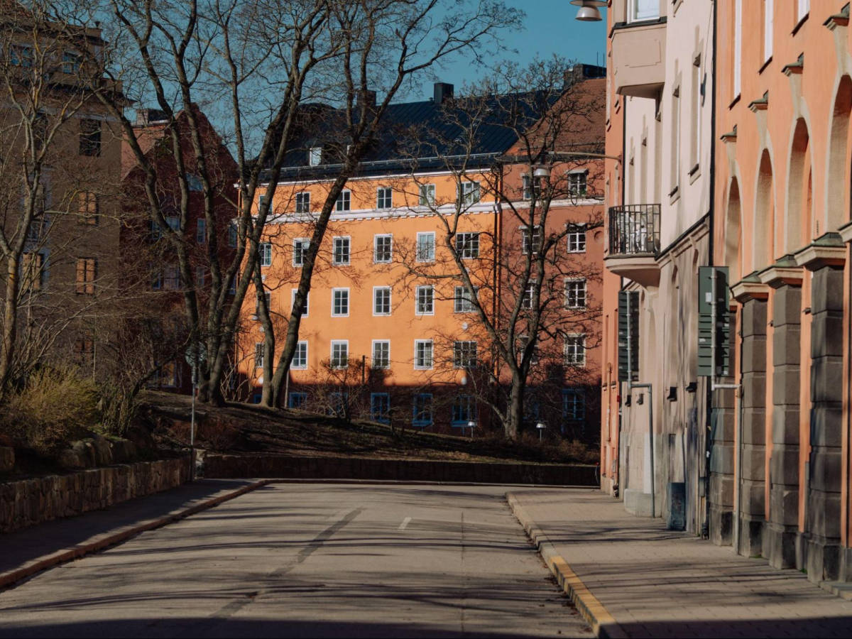 The vibrant street in Vasastan