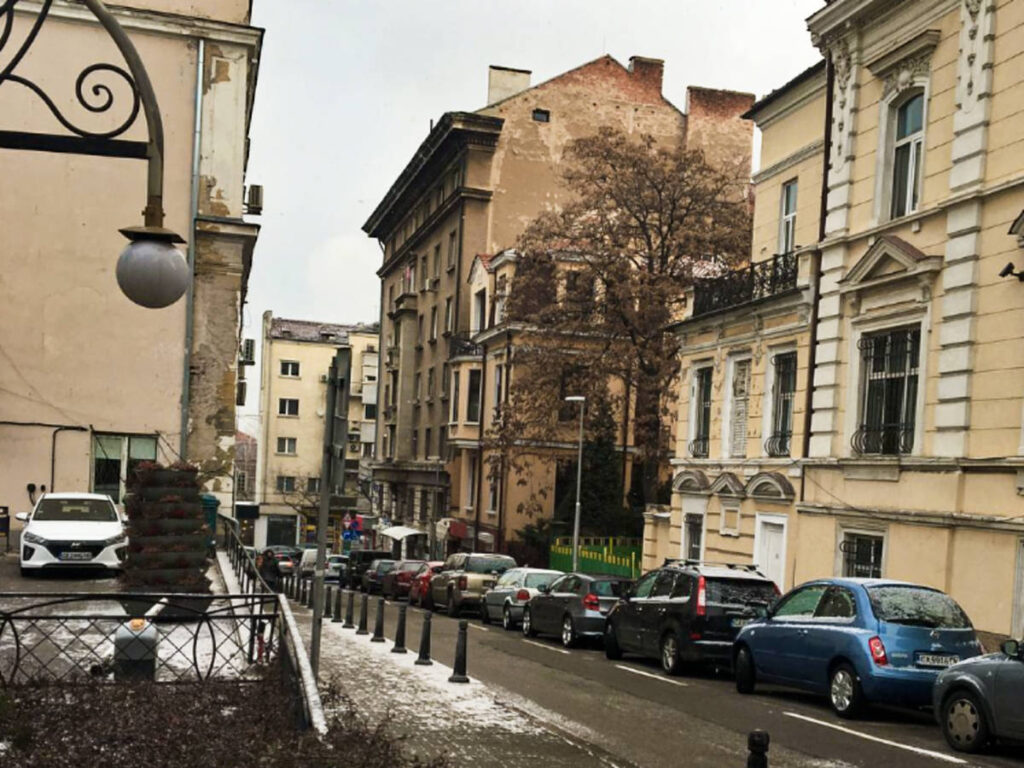 A street in winter