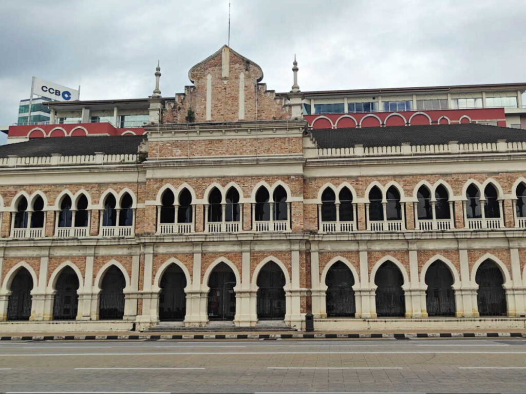 The facade of the Sultan Abdul Samad Building