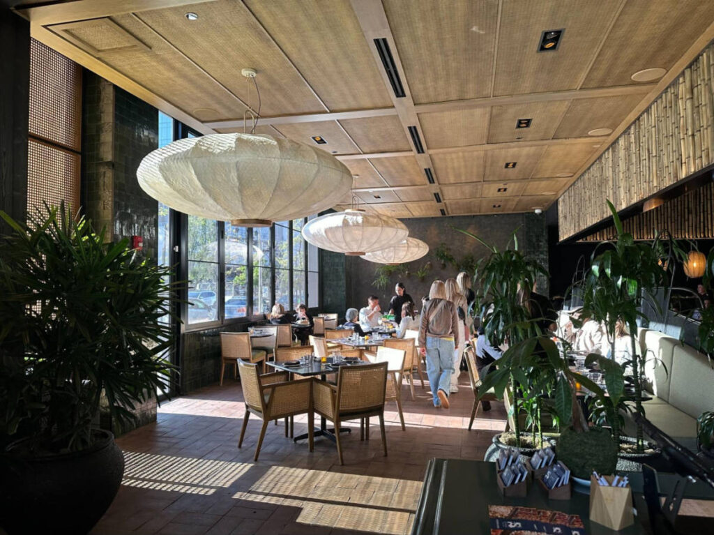 The interior of the Sunda New Asian