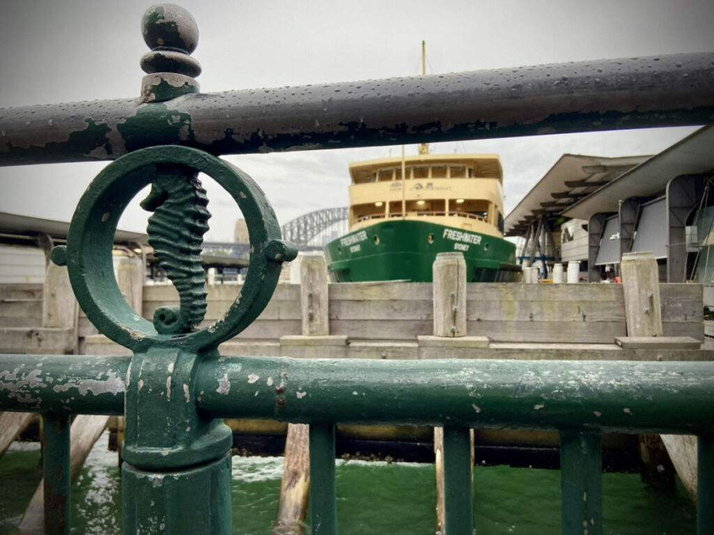 View of the Sydney Ferries at Circular Quay