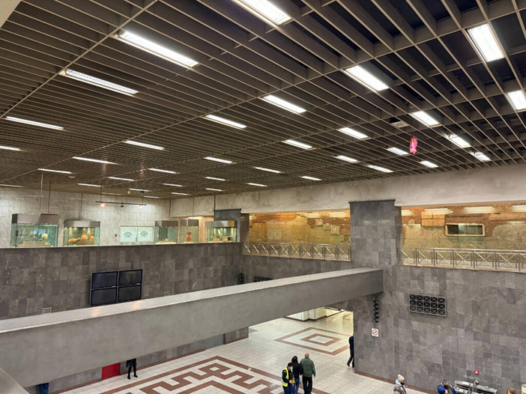 View inside the Syntagma Metro Station