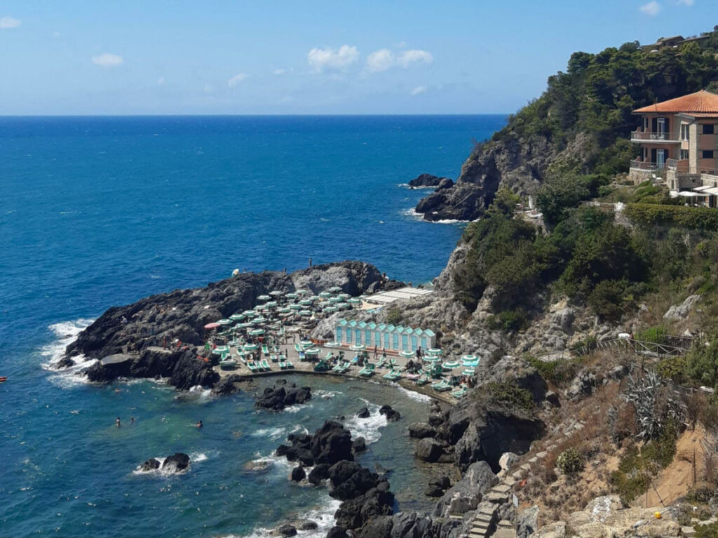 View of Talamone seen from above