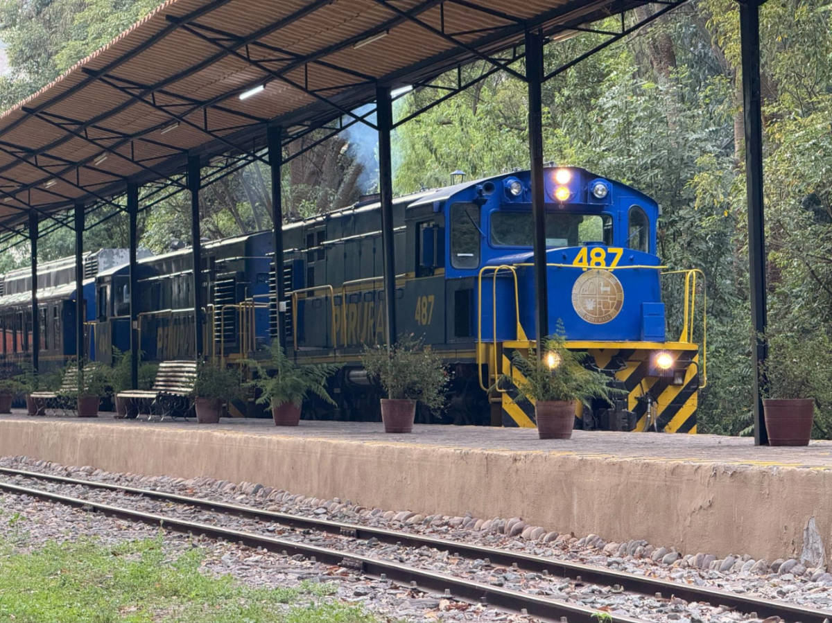 The hotel’s onsite private train station features a 6 am departure to Machu Picchu town each morning