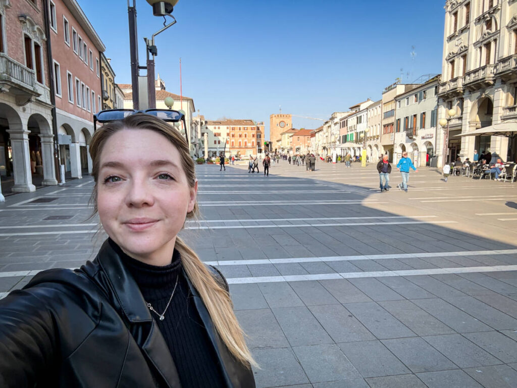 The author, Taylor Herperger wandering in Mestre