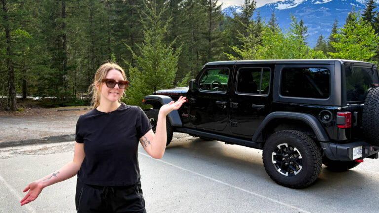 The author, Taylor Herperger during her roadtrip at Whistler, British Columbia, Canada
