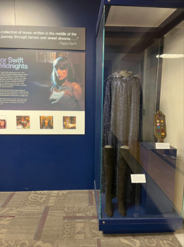 View of a Taylor Swift costume on display
