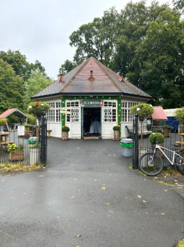 View outside the Tea rooms at Phoenix Park