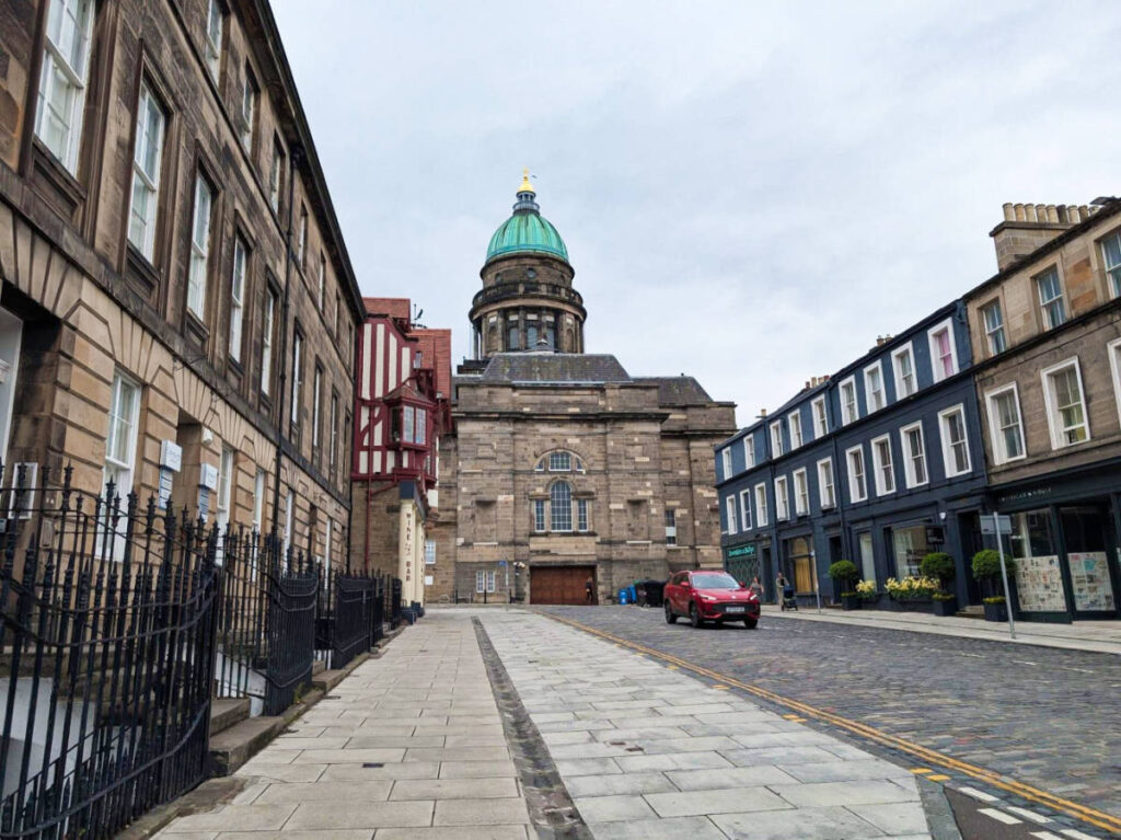 View of the tenements around Edinburgh’s West End