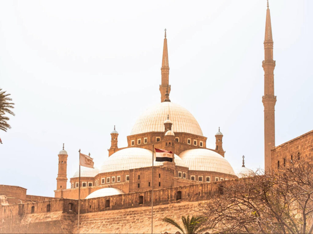 View of the domes of Cairo Citadel