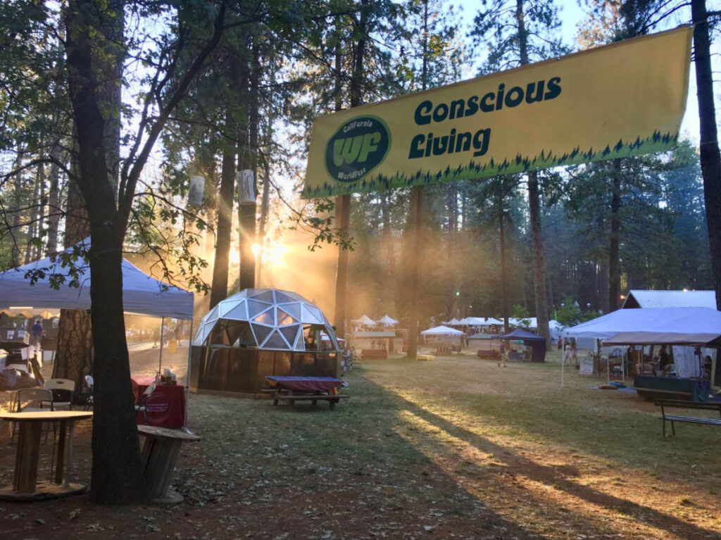 View at the California Worldfest at the Nevada County fairgrounds in Grass Valley