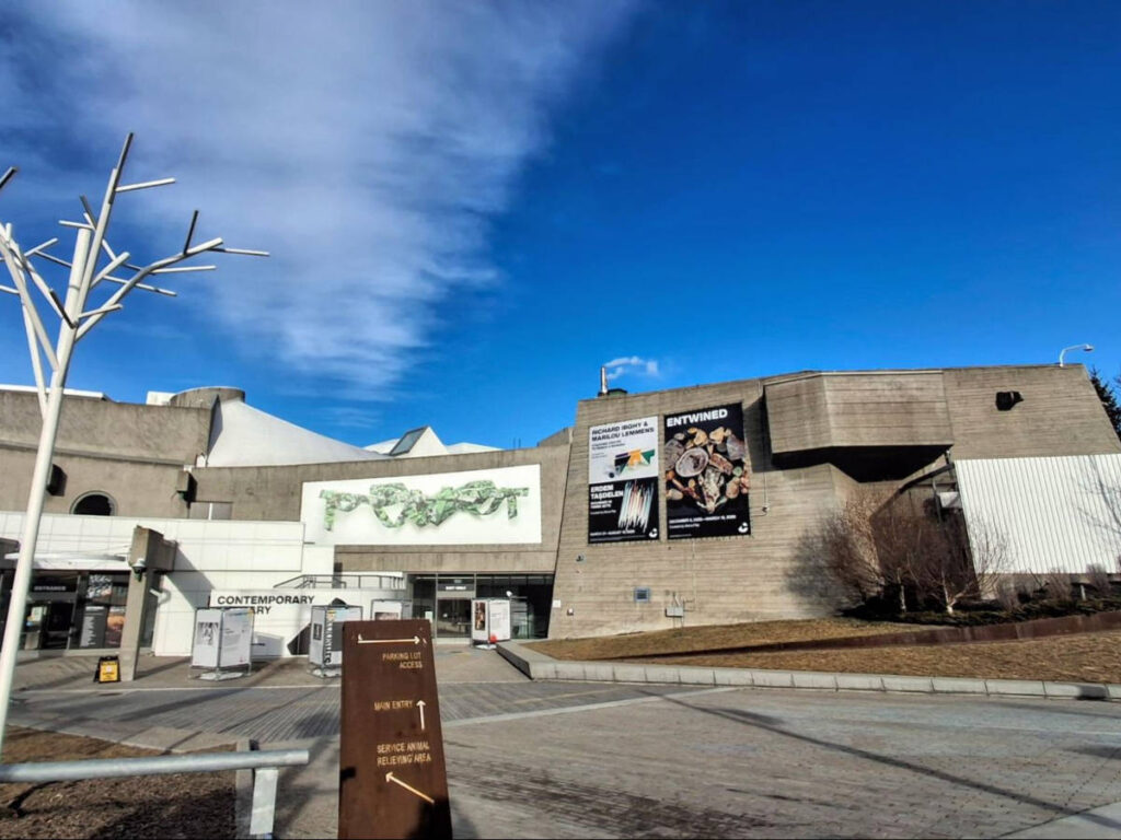 Panoramic view of the building of the Contemporary Calgary art gallery