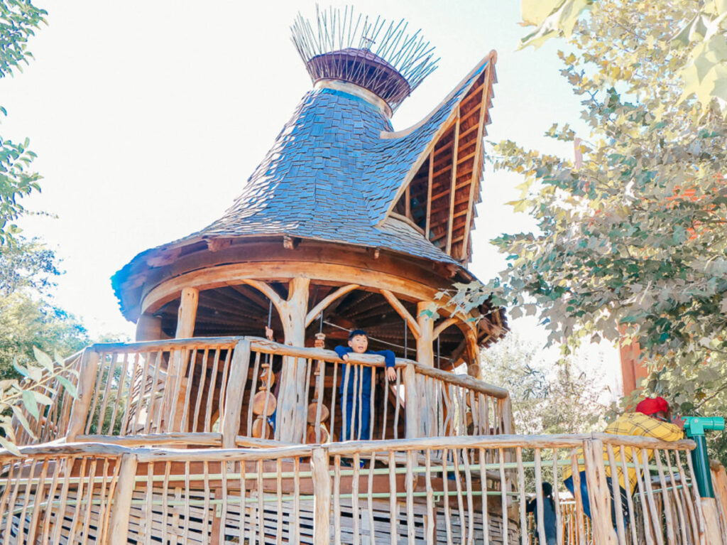Kids at the outdoor play spaces of The DoSeum