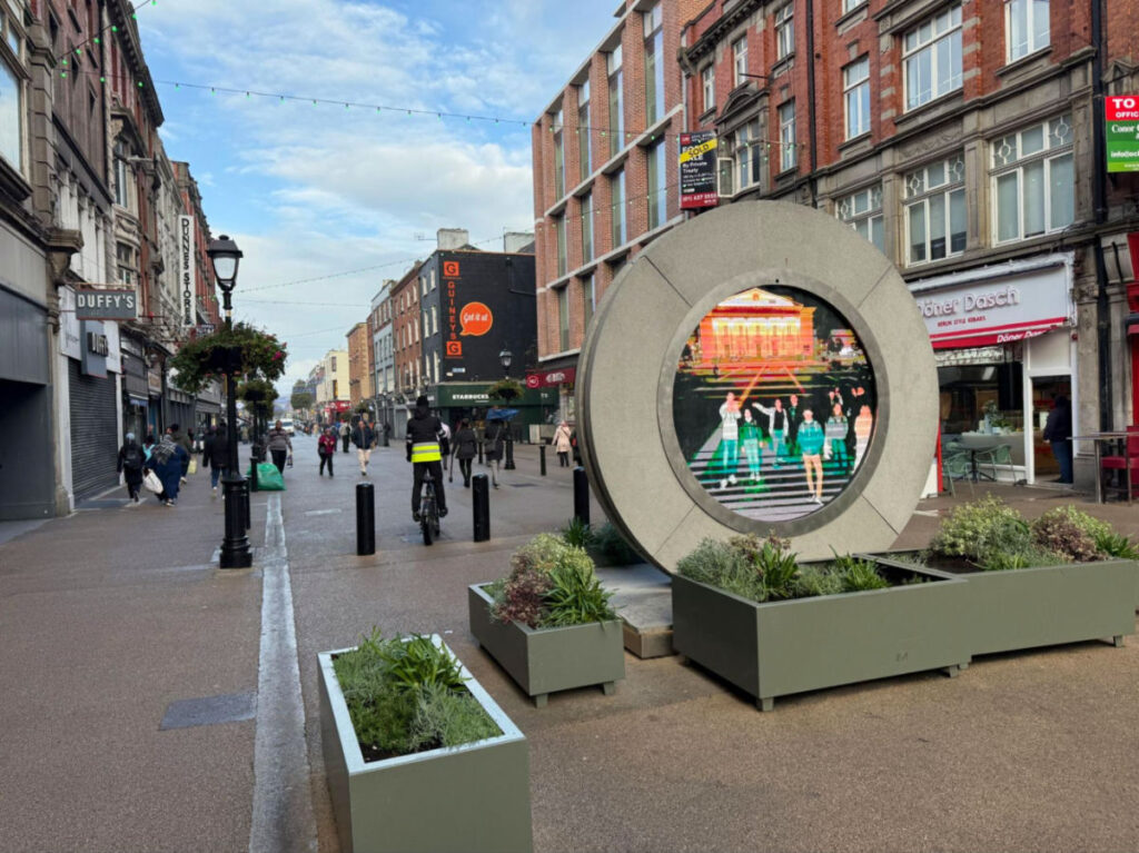 View of the The Dublin Portal facing O’Connell Street