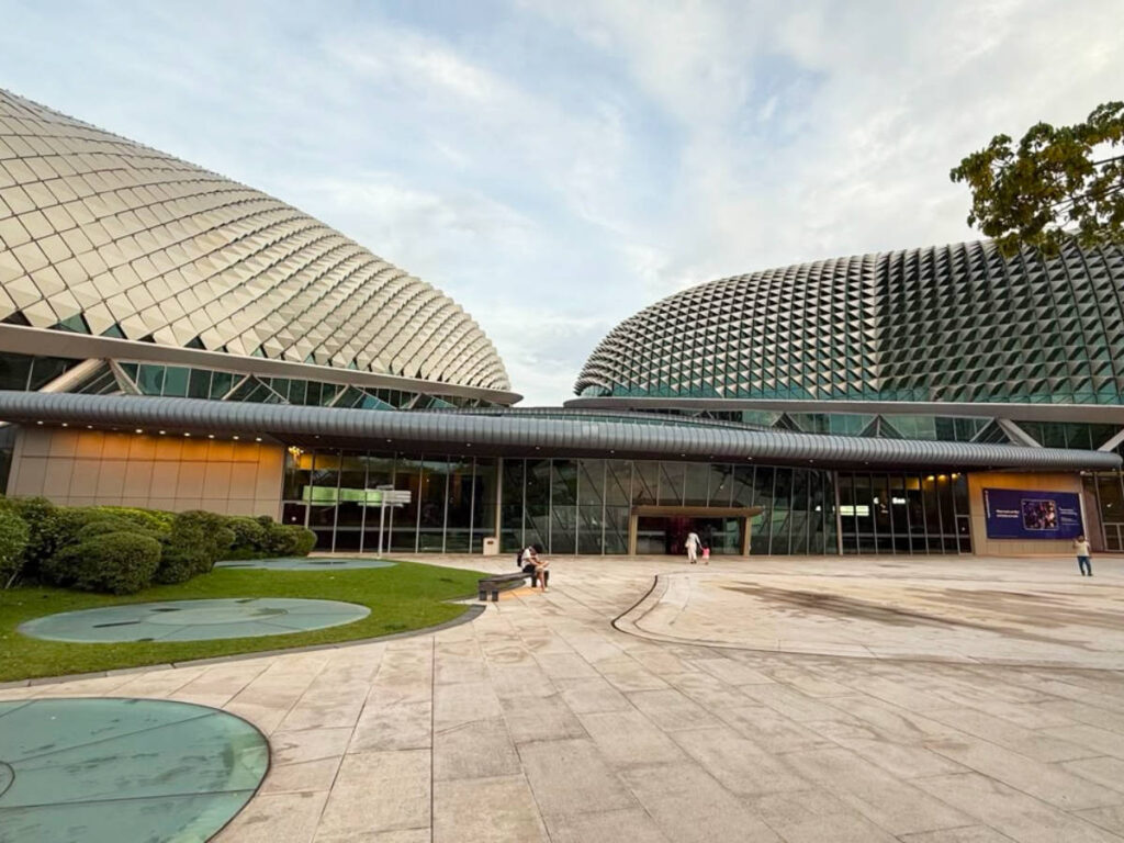 Exterior view of the Esplanade – Theatres on the Bay in Singapore