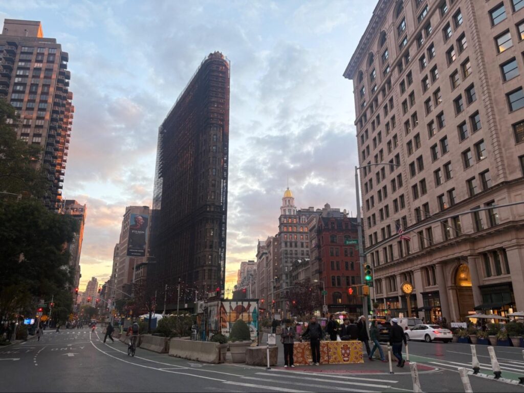View of The Flatiron Building in NoMad
