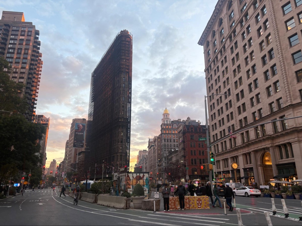 View of The Flatiron Building in NoMad