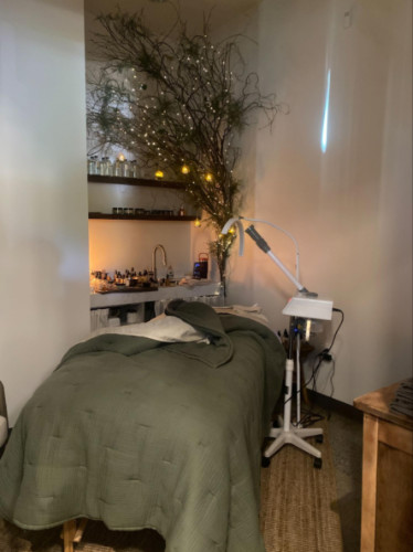 View of The Garden at evanhealy’s whimsical treatment room