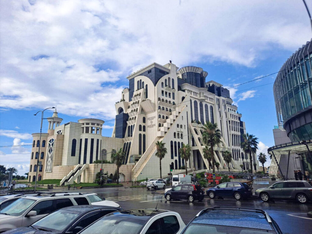 View of the unique structure of The Grand Gloria Hotel