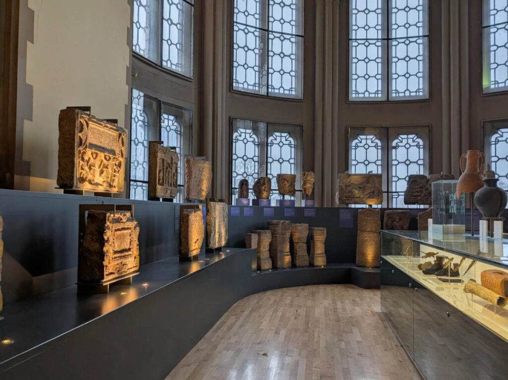 Marking stones displayed at The Hunterian Museum