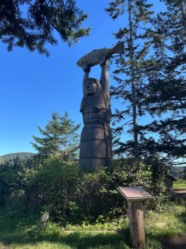 The statue in The Maiden of Deception Pass