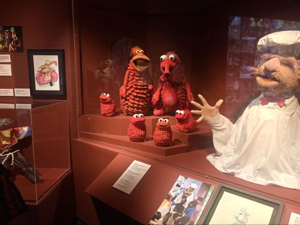 Puppets on display at The Museum of the Moving Image