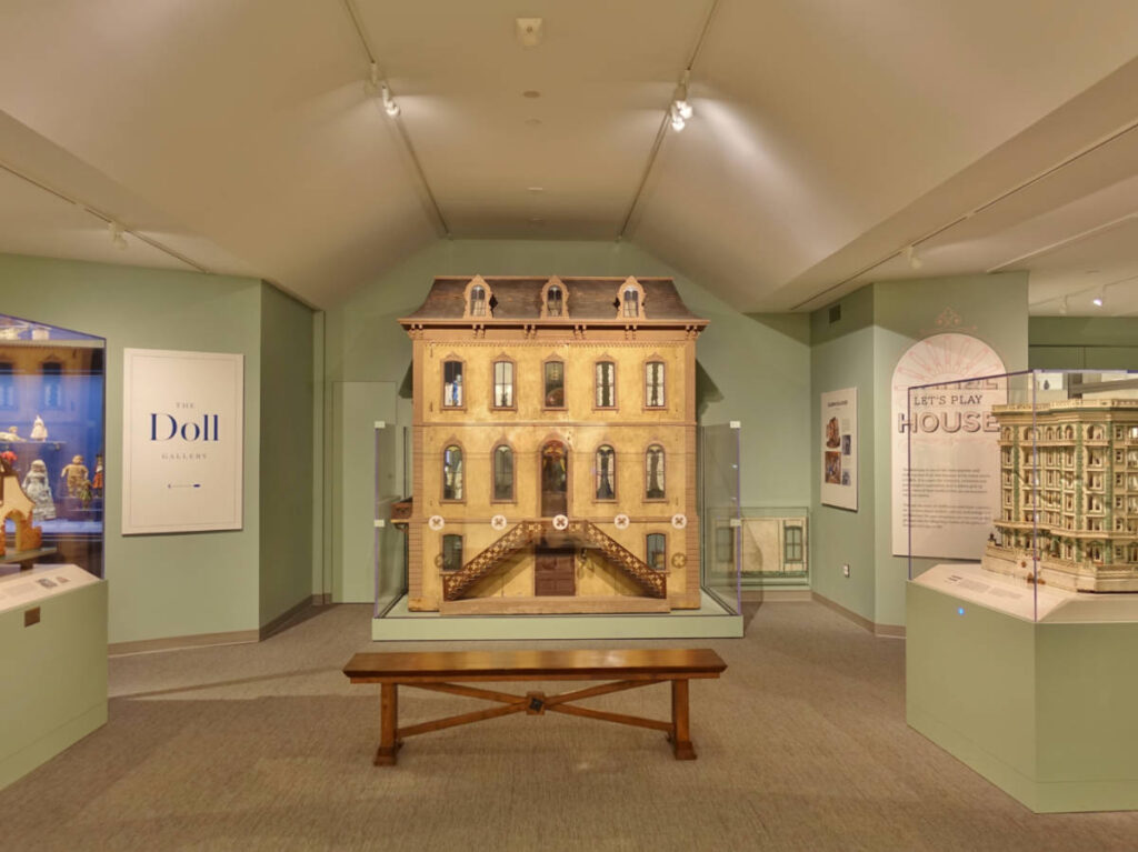 View of the displays inside The National Museum of Toys and Miniatures