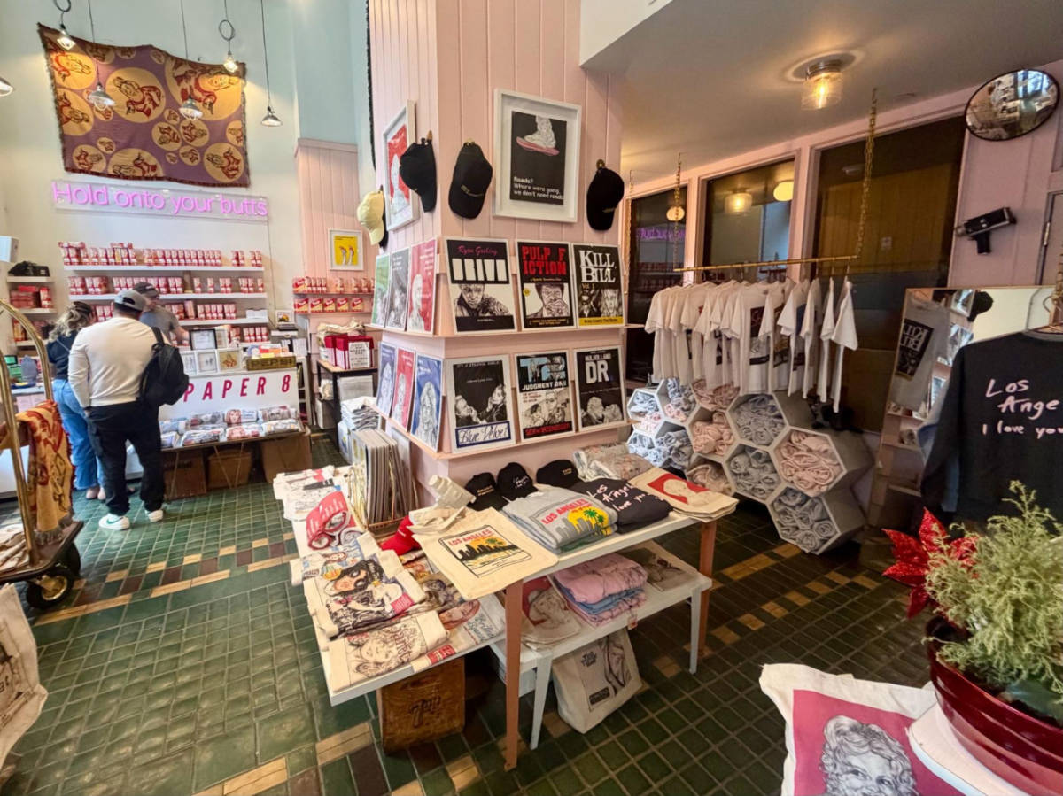 A souvenir and merchandise store of The Paper8