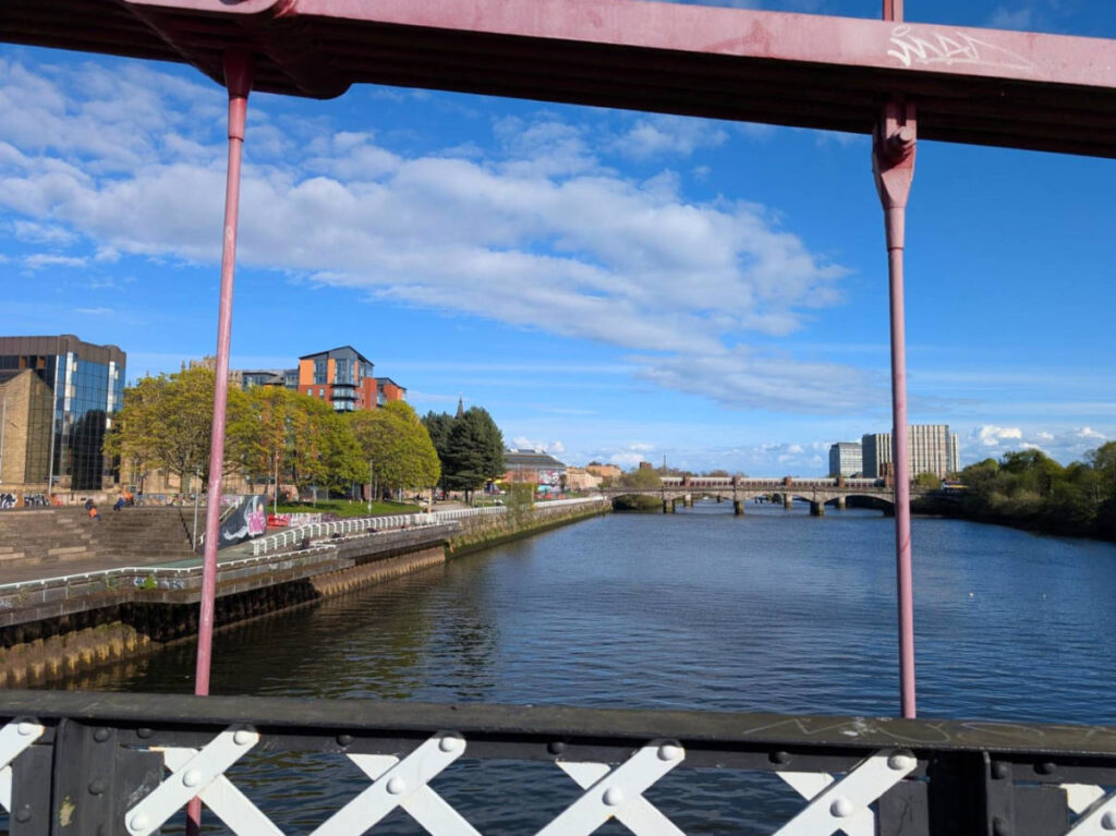 View of River Clyde from the walkway