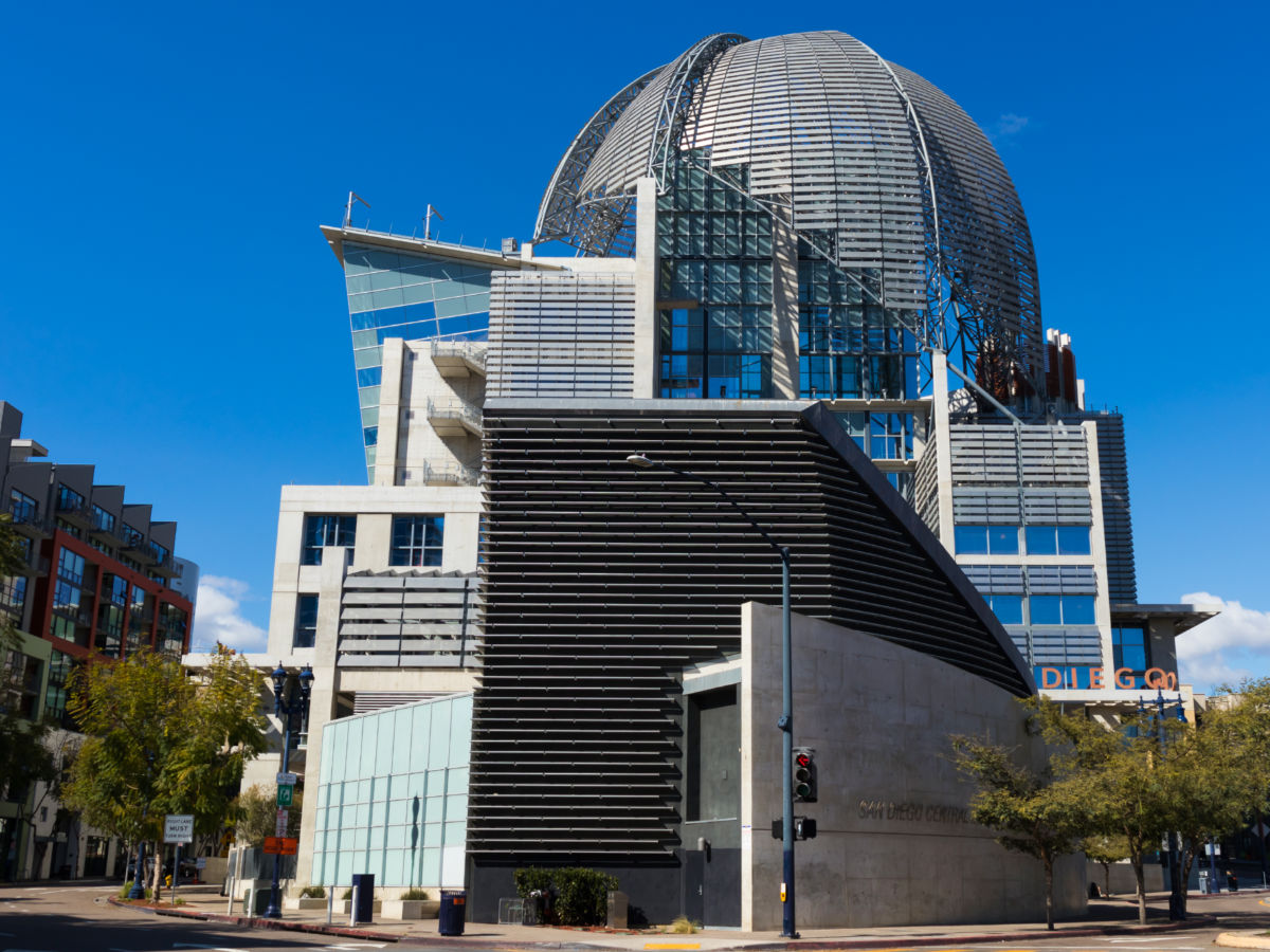 Exterior view of San Diego Central Library