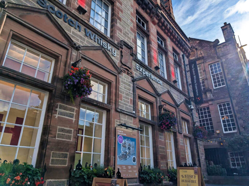 The brick walled exterior of The Scotch Whisky Experience