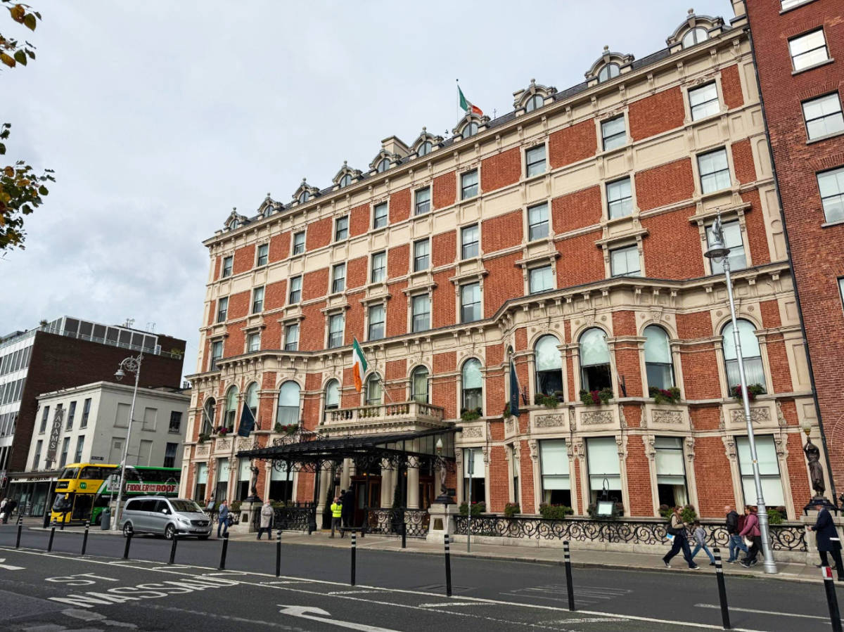 The Shelbourne Hotel from the outside
