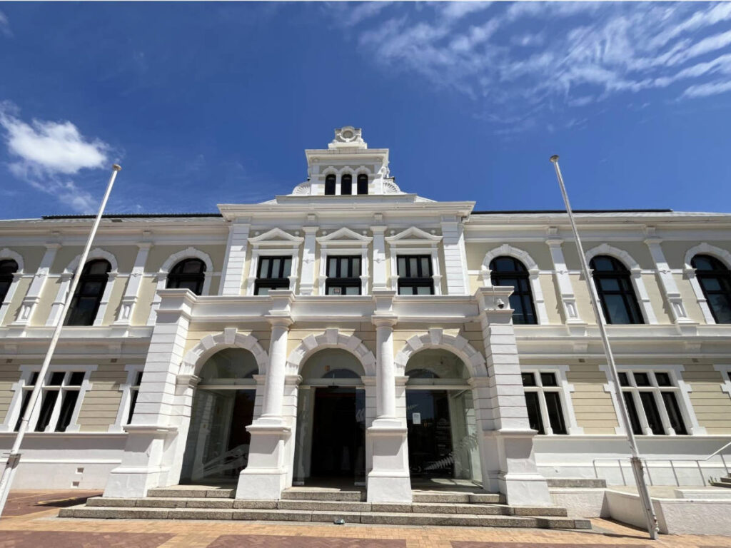 Perspective view of the exterior of The South African National Museum