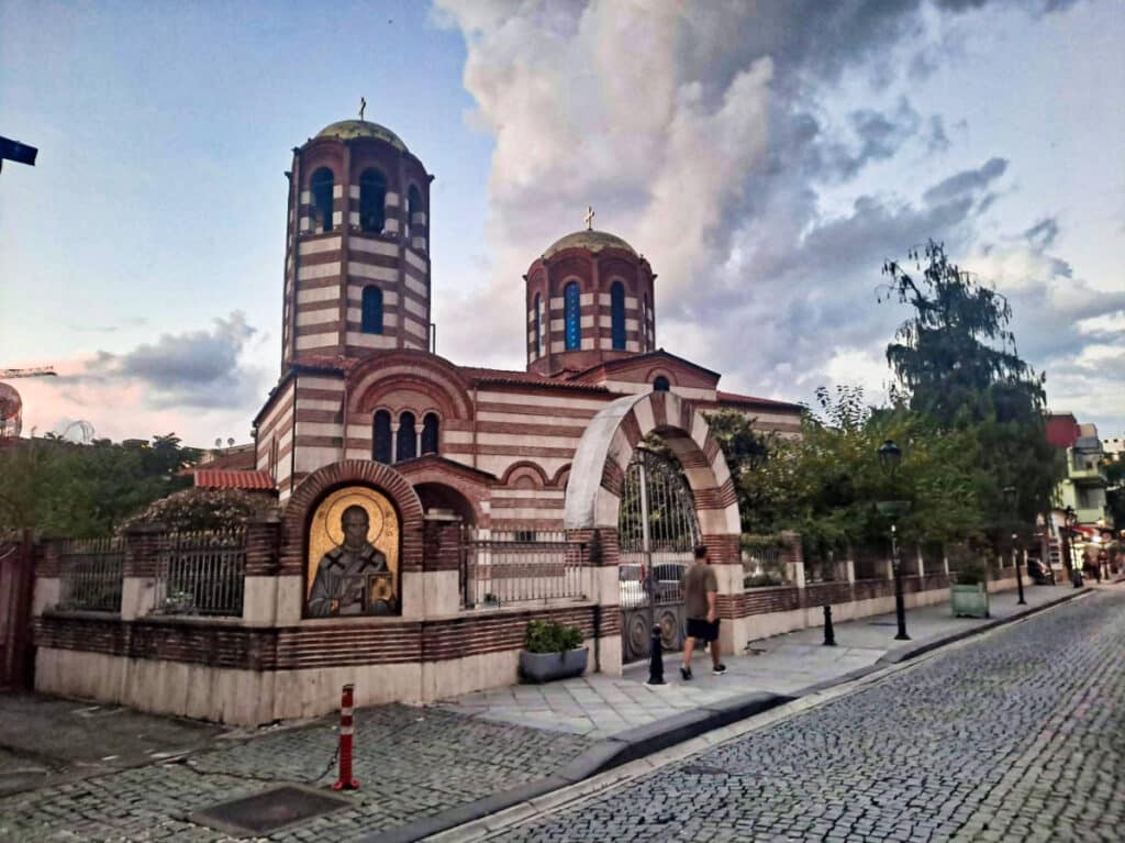 Exterior view of the St. Nicholas Church