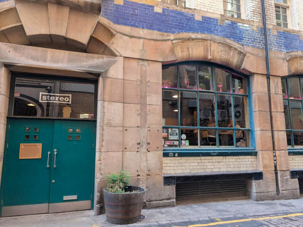 Facade of The Stereo restaurant