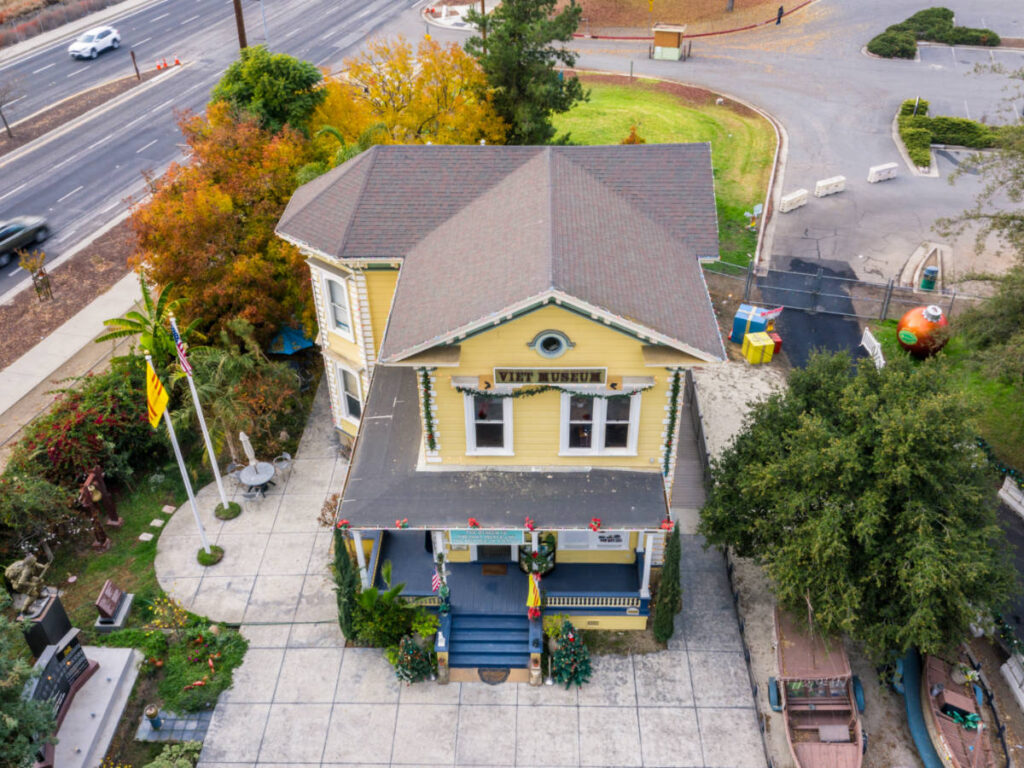Aerial view of San Jose Viet Museum