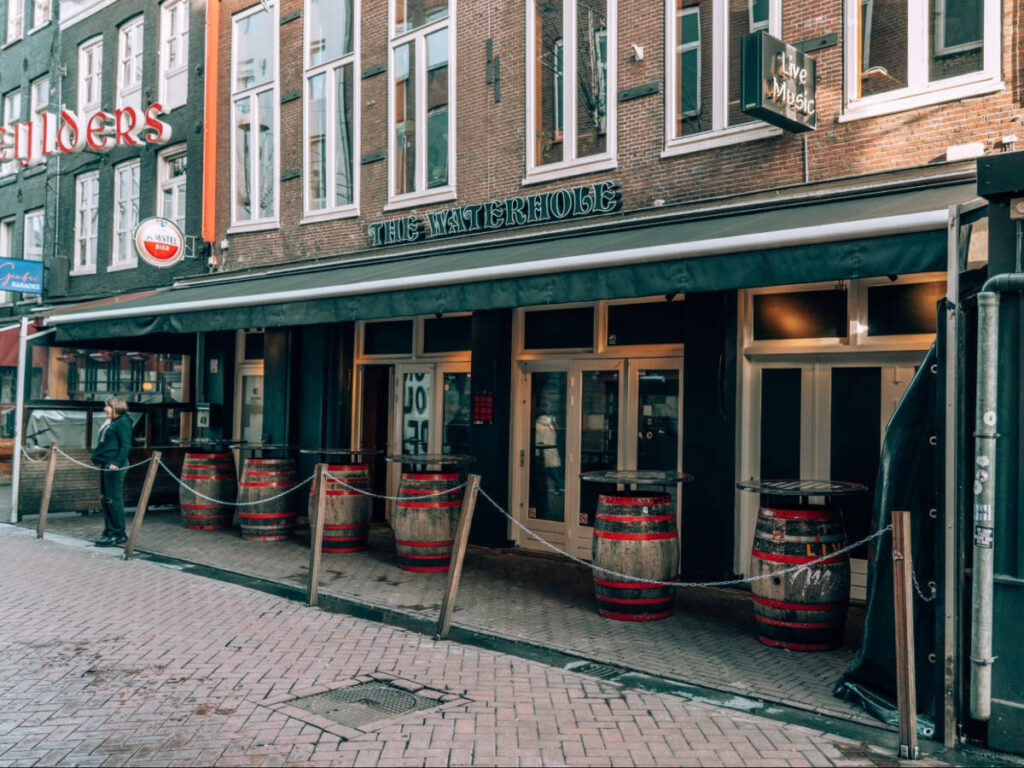 The exterior of The Waterhole