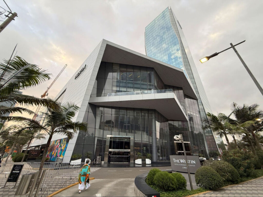 View outside The Westin Lima Hotel
