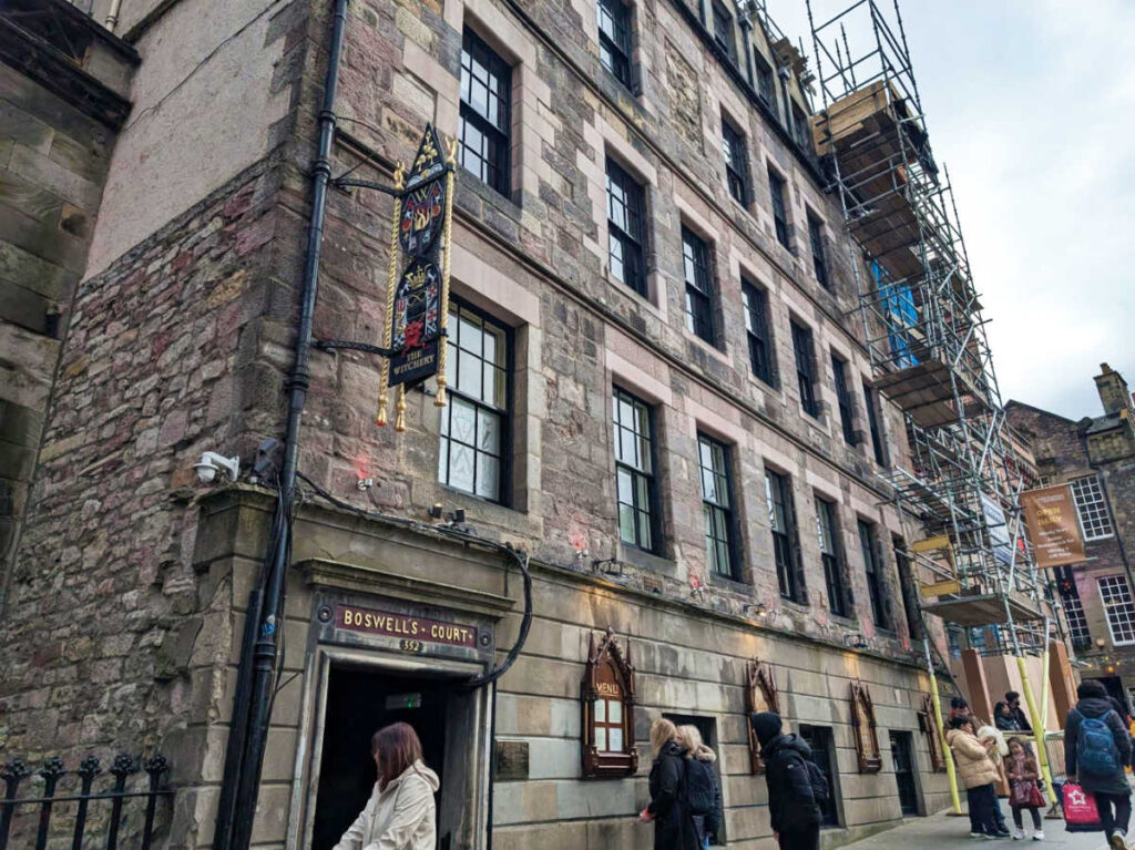 Exterior view of The Witchery by the Castle